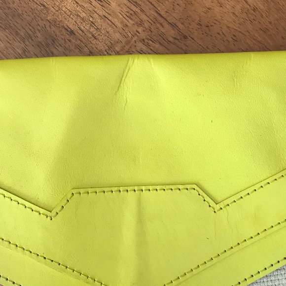 Asos Envelope Clutch with Leather Trim - Picture 6 of 6